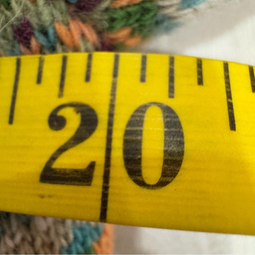 Sundance Folkloric Fair Isle Small Shawl Wrap Cardigan Sweater Cashmere Wool - Picture 8 of 11